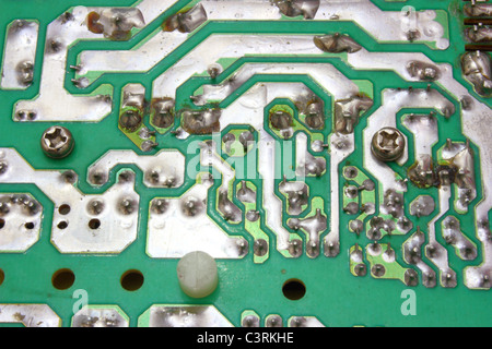 Computer Power Input Power input and output details on electronic devices Stock Photo - Alamy