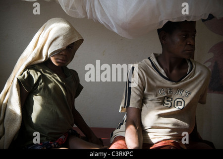pediatric ward,hospital MSF Betou ,Republic of Congo Stock Photo