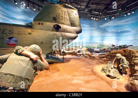 Vietnam exhibit, National Museum of the Marine Corps, Triangle, VA Stock Photo