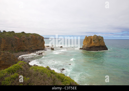 Taken from Lighthouse at Aireys Inlet fantasic views along the Great Ocean Road Stock Photo