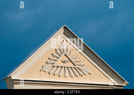 House Front Gable with God's Eye, Štramberk (Stramberg), Moravian ...