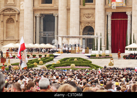 Rome, Italy - 1st May 2011 - beatification of john paul II in vatican city Stock Photo