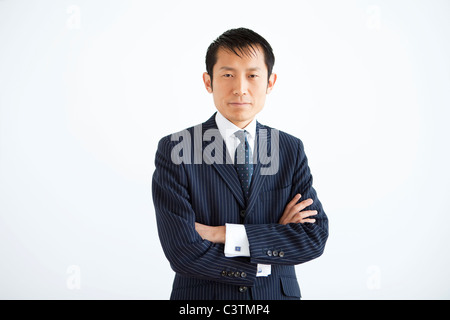 Businessman Arms Crossed Stock Photo