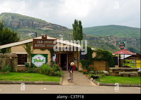 Bottle store, Clarens, Free State, South Africa Stock Photo