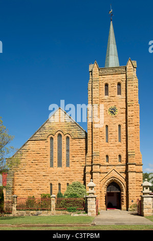 Sandstone church, Fouriesburg, Free State, South Africa Stock Photo