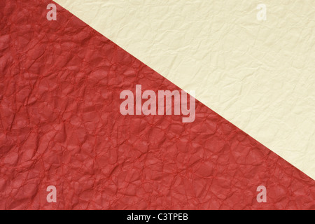 Red and White Paper Stock Photo