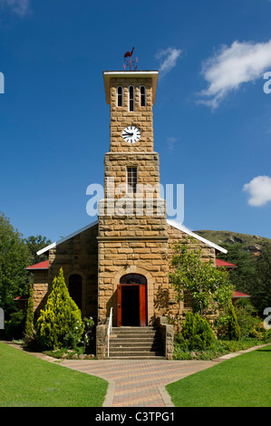 Sandstone church in Clarens, Free State, South Africa Stock Photo
