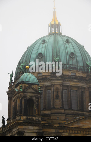 Berlin Cathedral (Berliner Dom) in the rain, located on Museum Island in the Mitte borough, Berlin, Germany Stock Photo