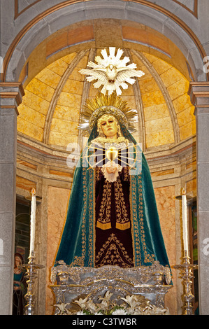 Church of San Nicolas Santa Claus Coruna Spain Stock Photo