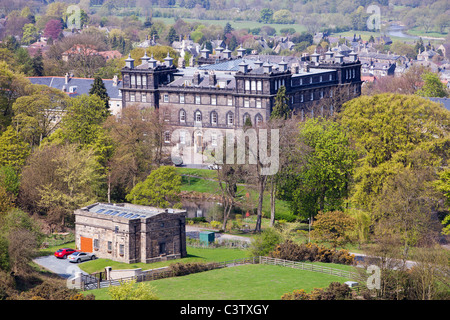 An old Vicotrian hotel building converted into luxury flats in Ilkely, Yorkshire, UK. Stock Photo