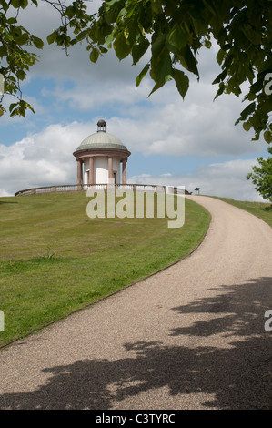 The Temple,Heaton Park ,Manchester.The Grade II structure stands at the highest point in the City of Manchester. Stock Photo