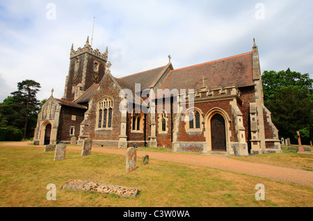 Church of St. Mary Magdalene at Sandringham in Norfolk. Stock Photo