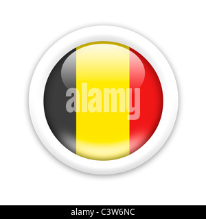 Flag of Belgium Stock Photo