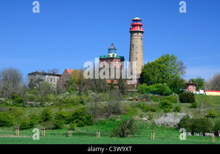 Lighthouse at Kap Arkona, Baltic island of Rugen, Germany Stock Photo