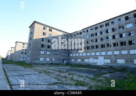 Prora Nazi era holiday resort, island of Rugen, Germany Stock Photo