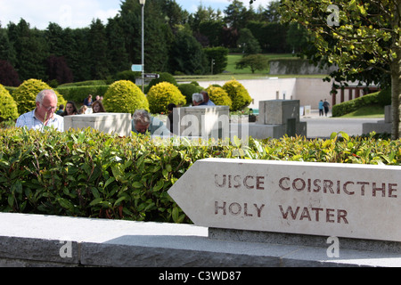 Holy Water Source at Knock in Ireland Stock Photo