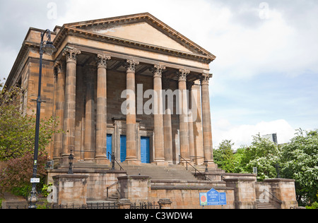 Wellington Church of Scotland, neoclassical design; University Avenue, Hillhead, Glasgow, Scotland, UK Stock Photo