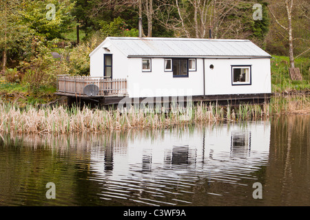 The Crinan Canal which connects Loch Fyne to the open Atlantic Stock Photo