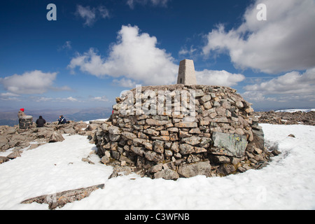 The summit of Ben Nevis, Scotland, UK Stock Photo