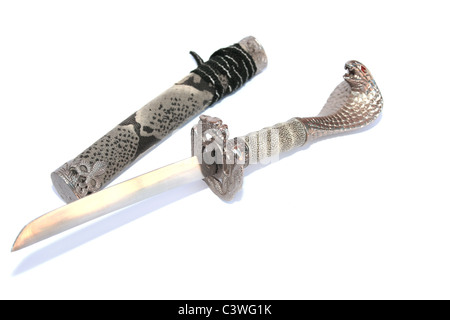 Dagger isolated on white background. Stock Photo