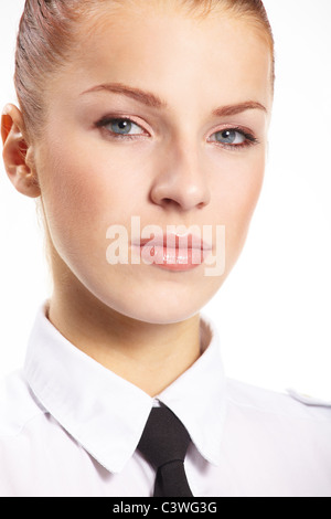 Businesswoman isolated on white background Stock Photo