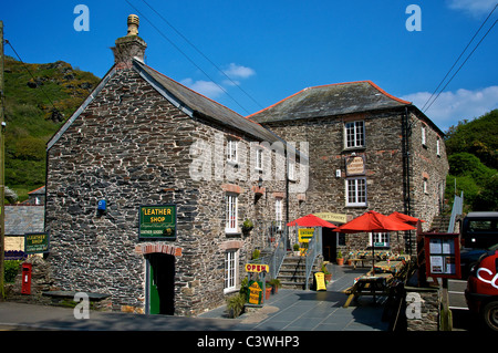 Boscastle Cornwall UK National Trust Stock Photo