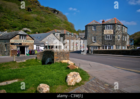 Boscastle Cornwall UK National Trust Stock Photo