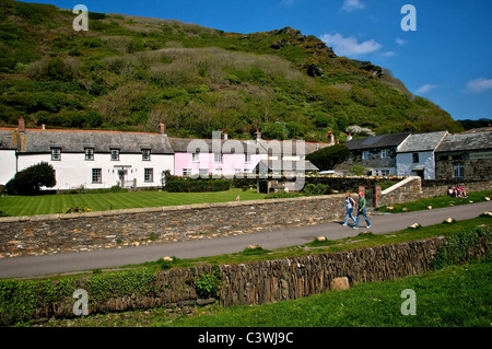 Boscastle Cornwall UK National Trust Stock Photo