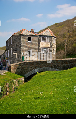 Boscastle Cornwall UK National Trust Stock Photo