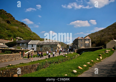 Boscastle Cornwall UK National Trust Stock Photo