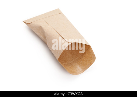 Brown Envelope close up shot Stock Photo