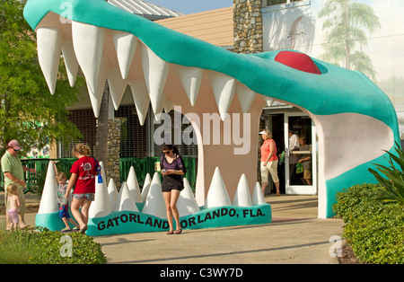 Gatorland Breeding Marsh entrance Orlando, Florida USA Stock Photo