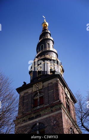 Vor Frelsers kirke church of our saviour, Copenhagen, Denmark Stock Photo