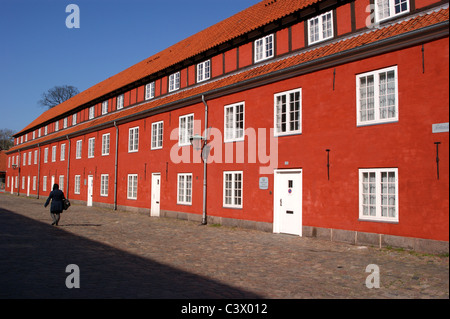 Barracks building, Kastellet fort, Copenhagen, Denmark Stock Photo