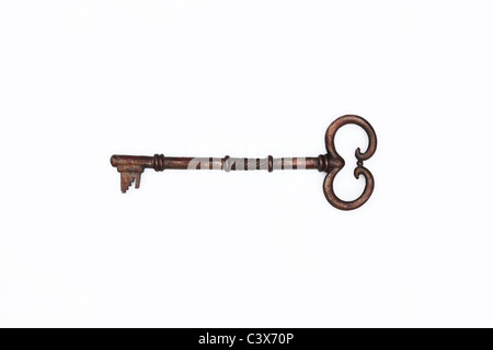 Antique key Stock Photo
