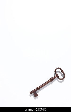 Antique key Stock Photo