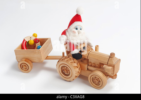 Christmas driver Stock Photo