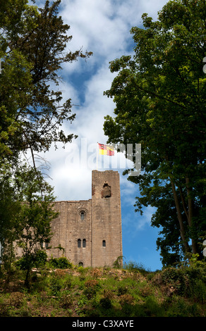 Hedingham Castle and gardens, Castle Hedingham,Essex,England. Stock Photo