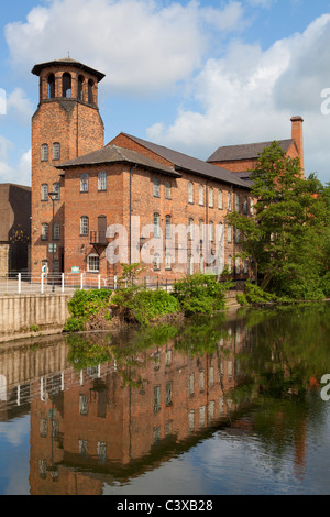 Derby Silk Mill The old Silk Mill now derby industrial museum Derby city centre Derbyshire England GB UK Europe Stock Photo