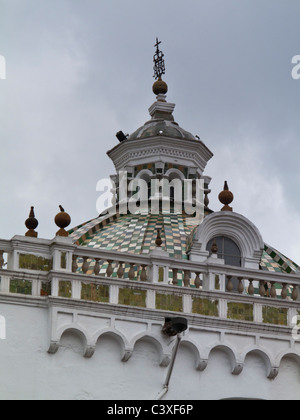 dome of Church of Santo Domingo, Quito, Ecuador Stock Photo