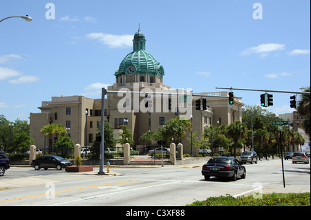 Volusia County Court House in Deland city center central Florida USA