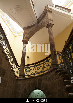 staircase in the Centro Cultural Metropolitano, Quito Stock Photo
