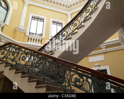 staircase in the Centro Cultural Metropolitano, Quito Stock Photo