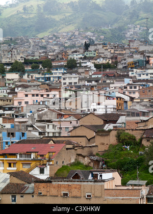 view of Quito, Ecuador Stock Photo