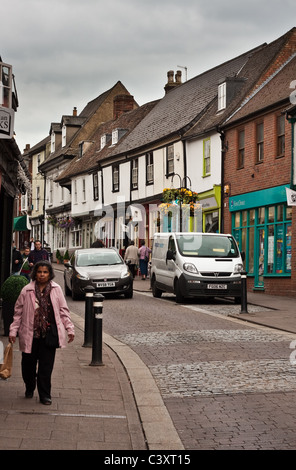 Street scene in Bury St Edmunds Stock Photo