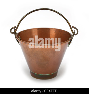 copper bucket Stock Photo