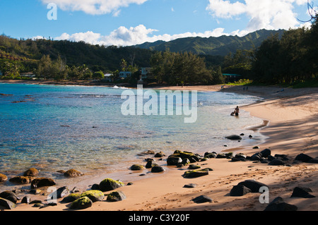 Moloa'a Bay, Kauai, Hawaii, USA Stock Photo