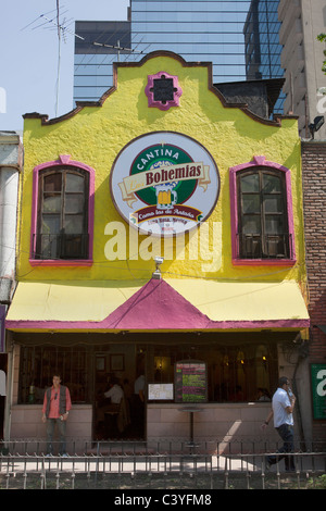 Cantina Bohemias Zona Rosa Mexico City Stock Photo