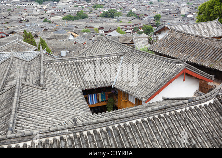 lijiang: the ancient town of dayan Stock Photo