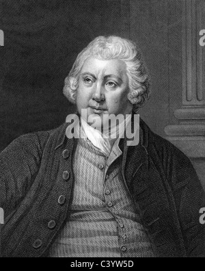 RICHARD ARKWRIGHT  (1733-1792) English inventor and engineer Stock Photo